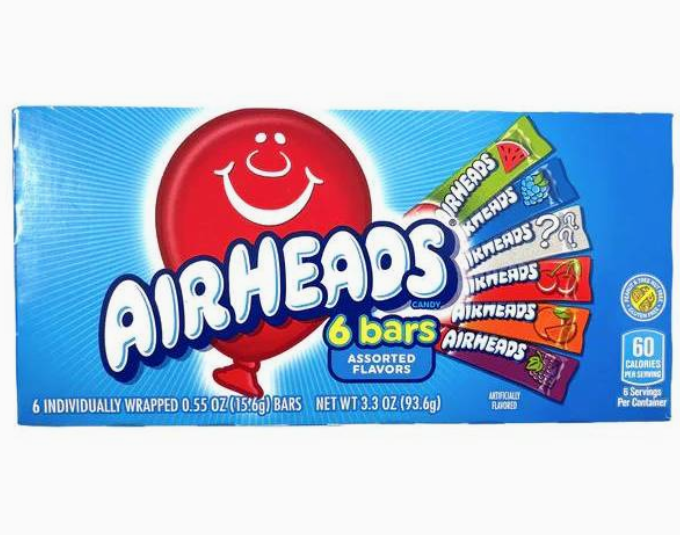 Airheads 6pk 93.6g
