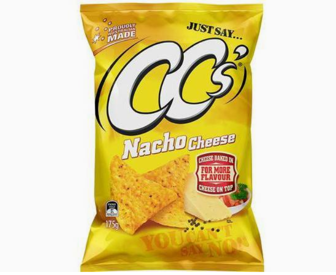 Cc's Corn Chips Nacho Cheese 175g